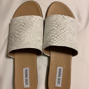 Steve Madden Karolyn Snake Slides